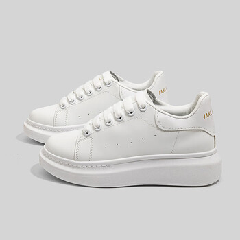 回力春季新款小白鞋女2022新款学生厚底鞋子小众设计韩版百搭板鞋白色