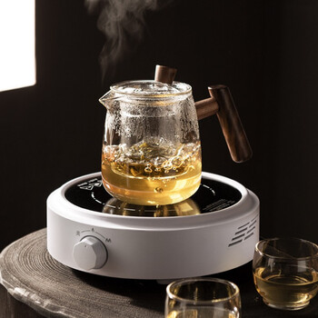 半房电陶炉家用新款小型迷你烧水煮茶器电茶炉电热茶具烧煮茶炉黑色素