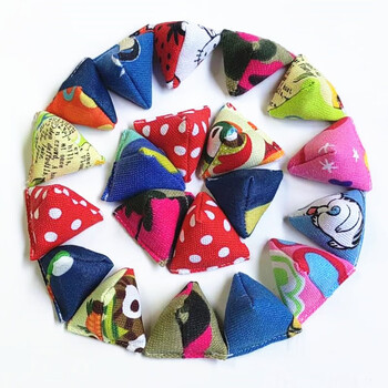 羽凡鸟儿童三角沙包幼儿园手抓投掷小沙袋小学生抓粽子丢沙球抛石子