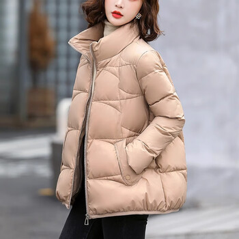 鱼涧谷女士羽绒服2023新款女秋冬高档韩版女短款装冬季休闲时尚小个子