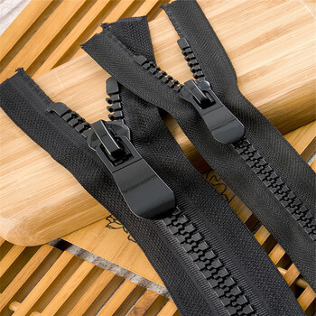 羽绒服拉链双头长拉链双头8号树脂配件长款大15双开双向衣服拉锁 8号