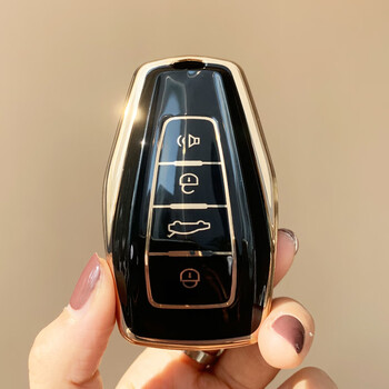 专用吉利帝豪第四代汽车钥匙套2022款豪越遥控包保护壳挂绳扣b款单套