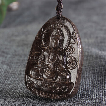 爱帛哆(aiboduo)印尼加里曼丹沉香木平安无事牌沉香木12生肖牌子挂件