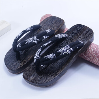 瑟梦逸日式木屐男厚底木屐鞋cos日本木拖鞋女情侣夏季中国风木底人字