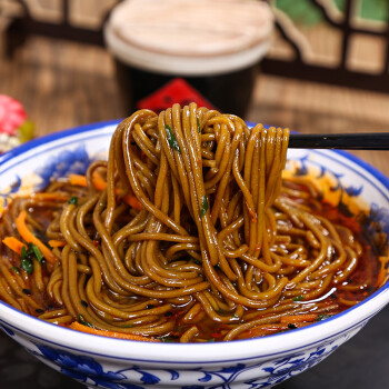 陕西特产荞面饸饹5斤散装传统小吃地方美食苦荞麦饸络