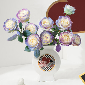 简值了人鱼姬玫瑰花鲜花配送云南昆明基地直发真花材10枝