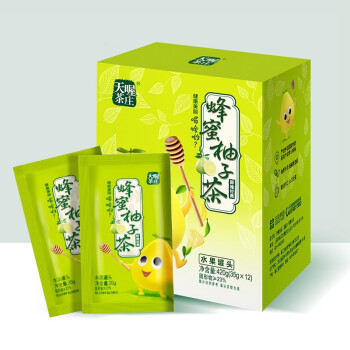 天喔(ten wow) 蜂蜜柚子茶420g 热饮饮品冲饮水果罐头独立包装 柚子茶