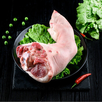 新鲜整只猪前腿带筋猪脚带猪肘子猪蹄髈生鲜冷冻年货腊猪腿食材 2只整