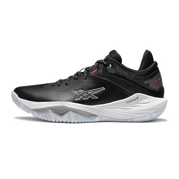 亚瑟士asics新款novasurgelow男子轻量回弹缓震低帮篮球鞋黑色白色39