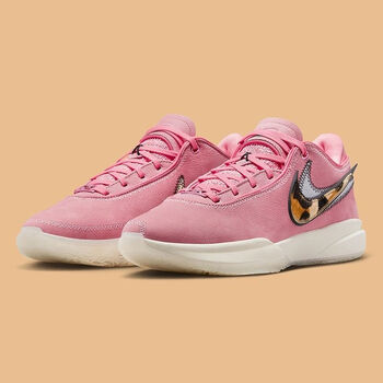 fkik 詹姆斯20代粉色薄荷绿 lebron 20 lbj20低帮减震实战篮球鞋dj542