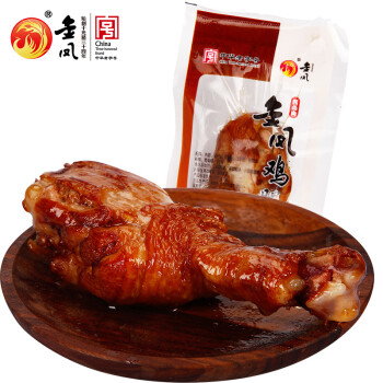 金鳳雞腿袋裝熟食小吃休閒食品即食雞肉真空滷味熟食雞腿70g袋金鳳