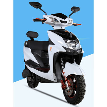 智询长跑王电动车尚领踏板电瓶车成人锂电池大功率外卖电动摩托车标准