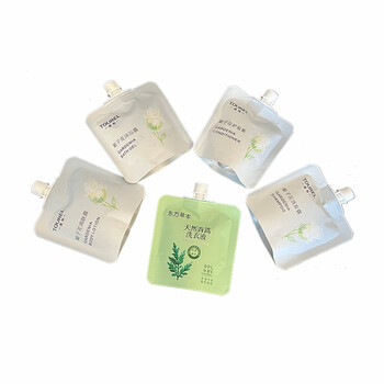 絮实 （栀子花）30毫升吸嘴袋肌肤露 一次性肌肤液 民宿酒店宾馆肌肤露50袋装