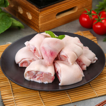 青青小厨 国产猪蹄块1kg 冷冻免切猪蹄子猪爪猪手猪脚猪蹄生鲜 猪肉生鲜