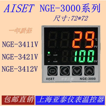 nge-3000亚泰温控仪nge-3412v 拍下按照你的型号