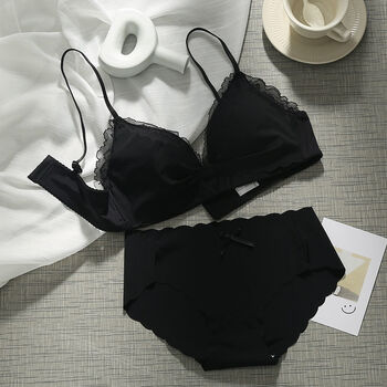 百圣塔内衣低胸罩杯半杯内衣女薄款夏季小胸聚拢无钢圈高中学生收副乳