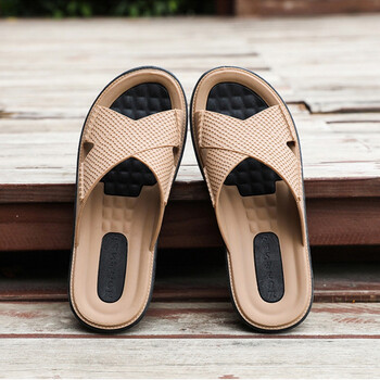 凉静汐越南纯橡胶拖鞋男鞋户外休闲耐磨防滑不臭脚旅游乳胶运动凉拖鞋