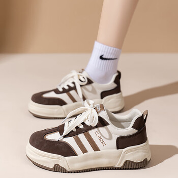 安27复古德训鞋女2024春季新款学生板鞋ins超火网红运动鞋阿甘鞋咖