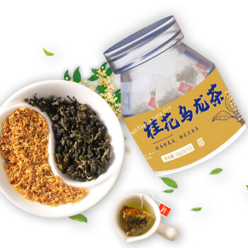 桂花乌龙茶组合花茶包冷泡茶浓香桂花茶三角茶包 桂花乌龙茶1瓶