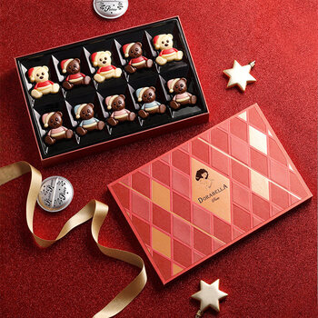 dorabella比利时小熊礼盒 魅惑红-巧克力礼盒装