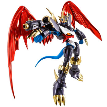 万代bandaishf数码宝贝手办模型玩具16cmshf帝皇龙甲兽战士