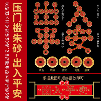 山迪五帝錢真品過門檻石銅錢過門石下古錢幣新居裝修壓門檻化解門對門