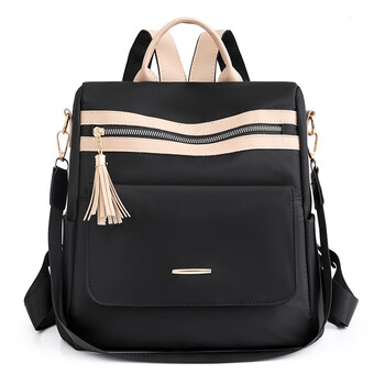 2023新款女时尚超火包包上班族女式轻便双肩背包黑色收藏加购优先发货