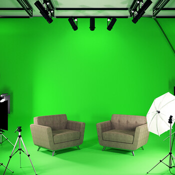 绿幕抠像布绿布背景布影棚演播室剧组影视幕布超大尺寸定制款 绿色6