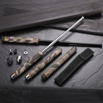 冷兵器高品质高端伸缩棍甩出你棍棒三节棍户外男女士防身女子防狼打狗