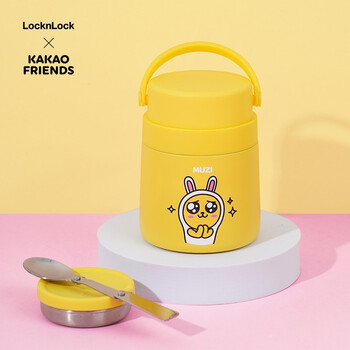 乐扣乐扣(lock&lock)儿童卡通保温粥饭桶 婴儿辅食便携式保温饭盒