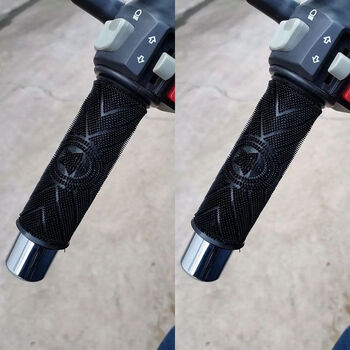 适用于电动摩托车手把套橡胶把手防滑刹车套油门离合手柄防汗套非海绵