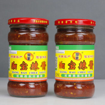 湘和森湖南双峰特产湘宝蘸酱麦子酱辣椒酱拌饭特辣拌面香辣剁湘宝辣酱