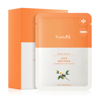 韩佳妮(kanjn)【5盒】山茶花菁萃水凝面膜补水滋润提亮肤色面膜10片