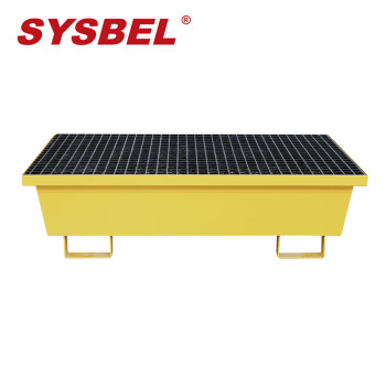 SYSBEL西斯贝尔SPM202 钢制盛漏托盘 两桶盛漏托盘48Gal/180L SPM202 钢制盛漏托盘 黄色 现货