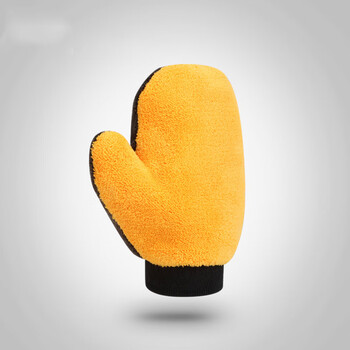 洗车手套工具不伤漆面专用防水擦车冬季熊掌毛巾轮胎刷车抹布装其他