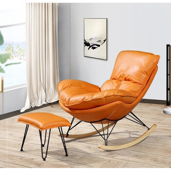 瑶瑶椅北欧风网红懒人摇摇椅龙虾椅沙发椅子家用现代简约舒适午睡休闲