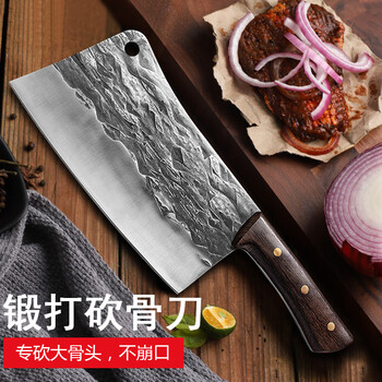 朗丰砍骨刀商用斩骨刀剁肉菜刀家用阳江刀具剁牛骨头刀酒店厨师专用l