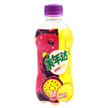 百事可乐美年达七喜单瓶300ml迷你瓶小瓶可乐装碳酸饮料柠檬味汽水