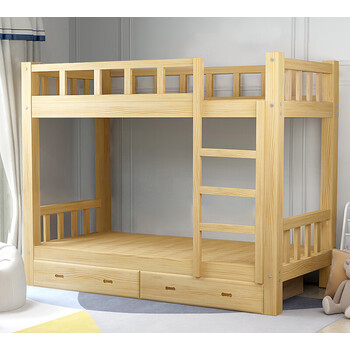 上下铺母子床双层床实木高低床上下床双层床两层高低床大人成年宿舍上