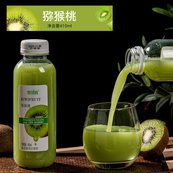 果汁饮料整箱芒果汁410ml每瓶批发猕猴桃汁复合果汁饮品鲜猕猴桃口味