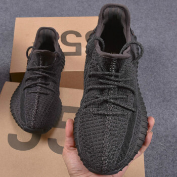 Yeezy 350 V2 黑天使 真假对比