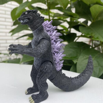 10厘米哥斯拉头手脚可动紫背