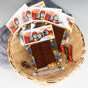 伊口粮 翘滋味重庆臭干子辣条素牛板筋辣片童年儿时校园辣条怀旧零食