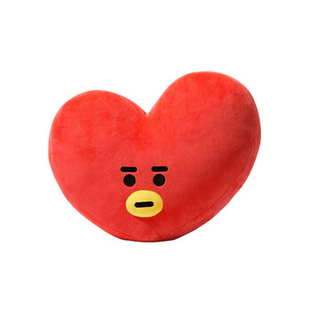 少年团bt21抱枕毛绒靠垫公仔汽车靠枕玩偶娃娃抱枕玩具 金泰亨爱心 30