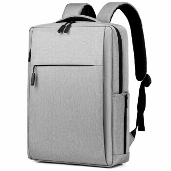 OFIM双肩包男士多功能薄款背包休闲书包15.6英寸笔记本商务电脑包 BB-1891灰色