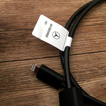 丸柠奔驰carplay车载数据线 原厂适用于 苹果手机充电线usb充电线数据