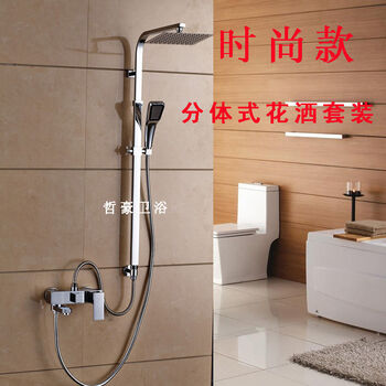 清洗粒卫浴淋浴花洒套装全铜龙头器浴室淋雨沐喷头时尚款分体式花洒套装 图片价格品牌报价 京东