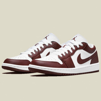 官方旗舰air jor·danaj1 low 深酒红女款低帮休闲 dc0774-116 38.