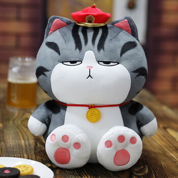 可爱吾皇万睡公仔巴扎黑毛绒玩具布娃娃猫咪玩偶万岁睡觉抱枕女生