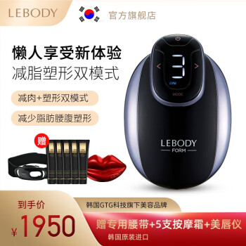 Lebody Form塑身仪韩国进口中周波甩脂机抖抖机 纤体紧肤提拉瘦身瘦腿瘦肚减脂减肥仪典雅黑 赠五支lebody按摩霜 美唇仪 腰带 图片价格品牌报价 京东